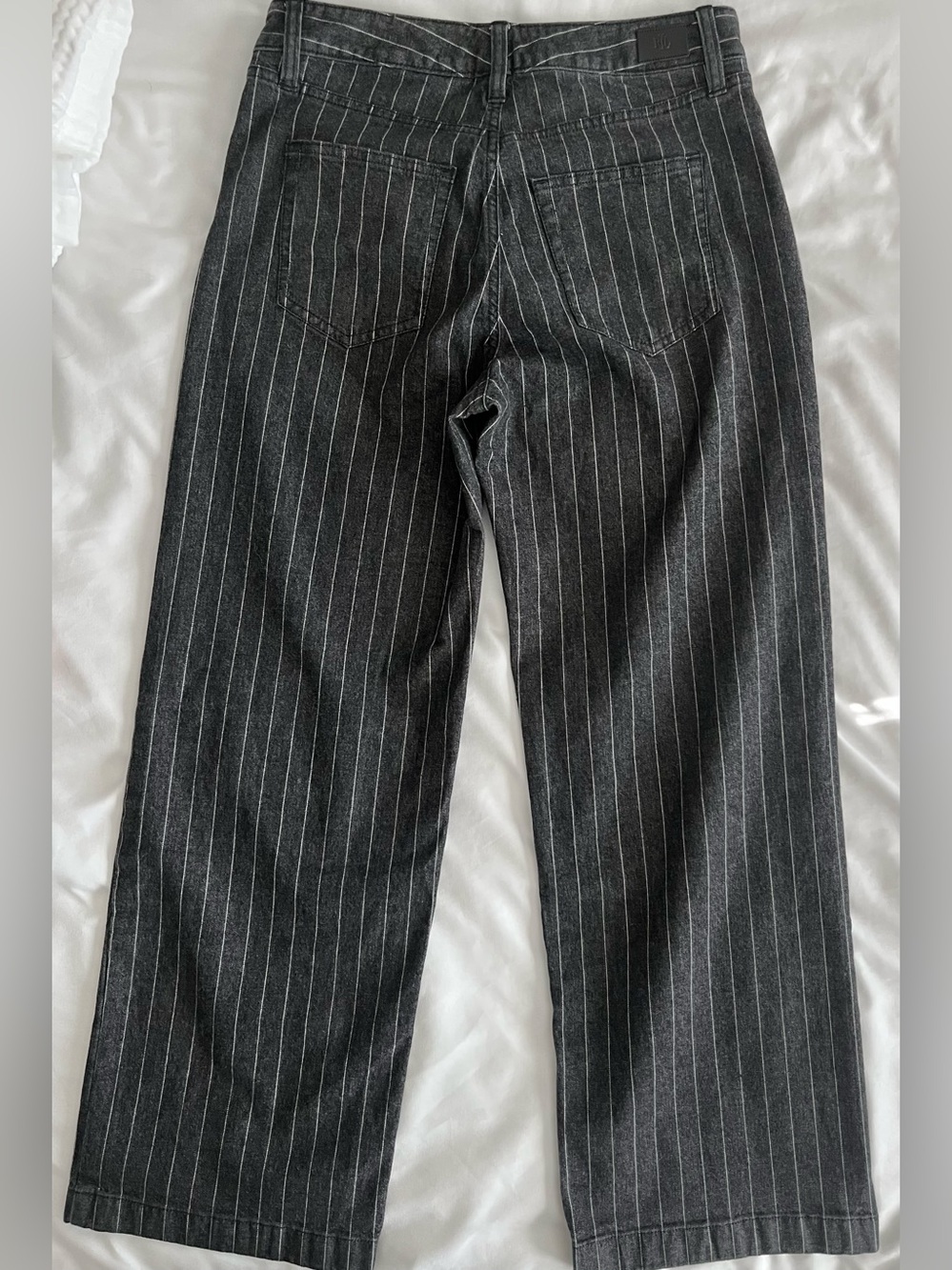 Lauren Ralph Lauren Black Pinstripe Jeans - Picture 10 of 11